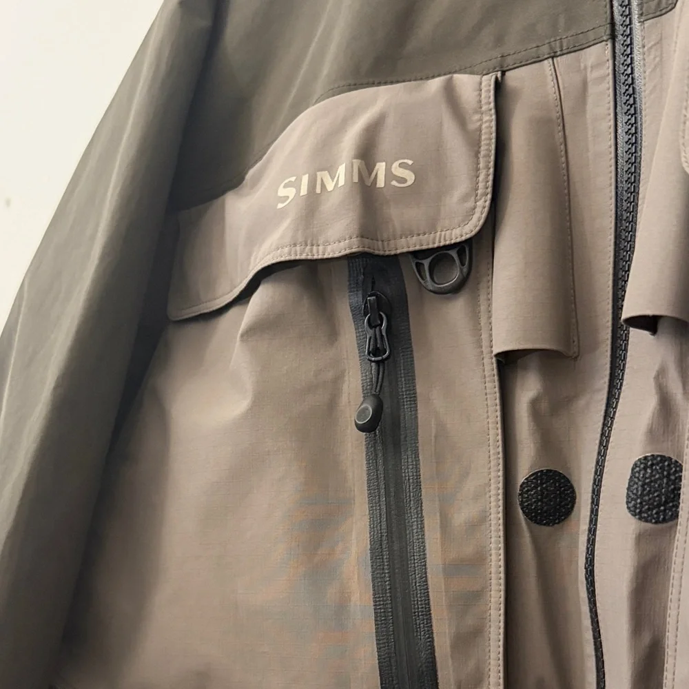 Simms Goretex Guide Jacket/Brown Olive - men's large - great condition - Picture 2 of 14